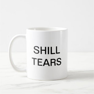 Shill zerreißt Tasse mit Doomcock Wappen