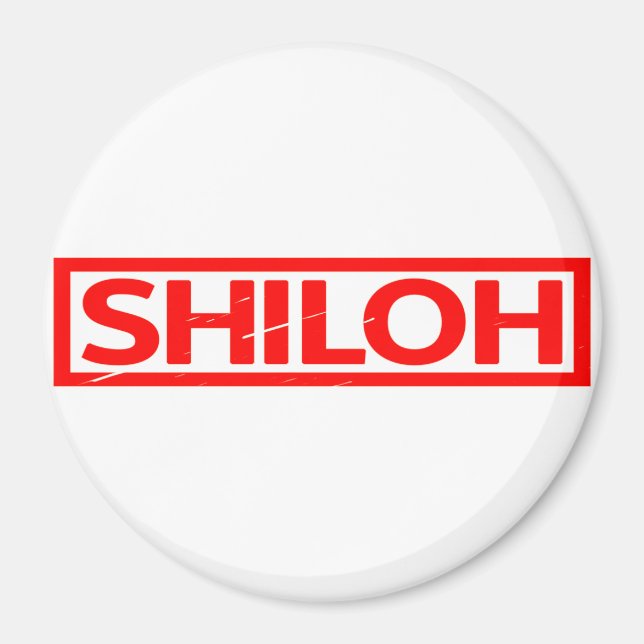 Shiloh Briefmarke Magnet (Vorne)