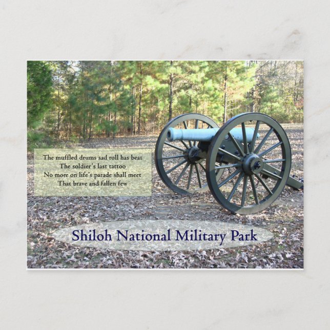 Shiloh National Military Park Postkarte (Vorderseite)