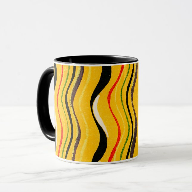 Shima-Shima, colorful pattern, Tasse (Vorderseite Links)