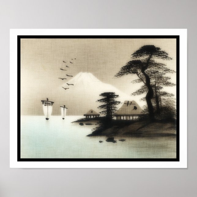 Shimizu Vintag Japanisch drucken Poster (Vorne)