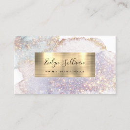 Shimmer Aquarellgoldfolie Visitenkarte