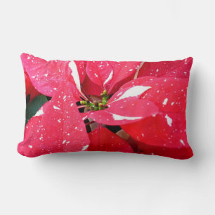 Shimmer Star Überraschung Poinsettia Holiday Flora Lendenkissen