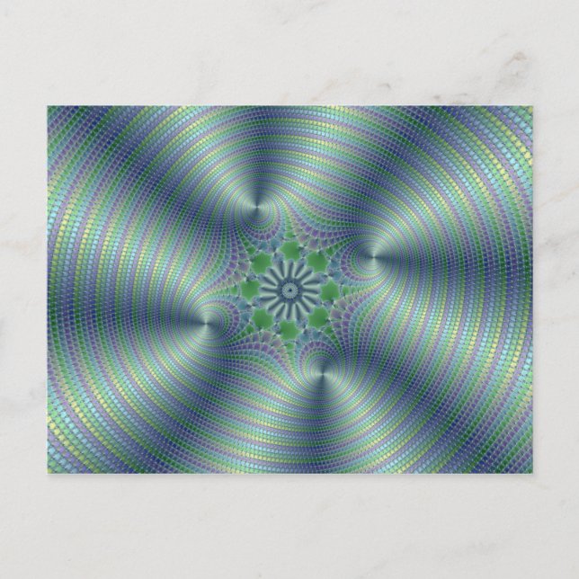 Shimmerine - Fraktal Art Postkarte (Vorderseite)