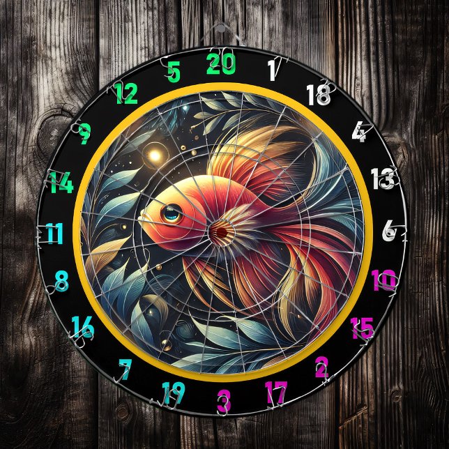 Shimmering Betta Dartboard Game Set Dartscheibe (Von Creator hochgeladen)