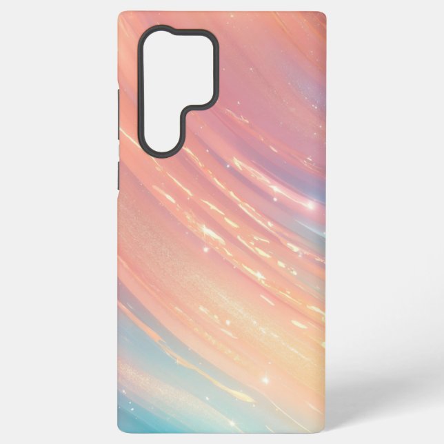 Shimmering Pastel Gradient Phone Case Samsung Galaxy Hülle (Rückseite)