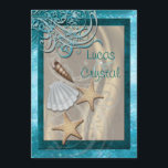Shimmering Seashell Aquamarin Beach Hochzeitseinla Einladung<br><div class="desc">Eine atemberaubende Einladung! Unsere schimmernden Seashell Aquamarin Beach Wedding Einladungen sind vollständig anpassbar. Ideal für eine Hochzeit auf dem Wasser oder am Strand. Weitere großartige Einladungen für Hochzeiten finden Sie unter TheInspirededge.com</div>