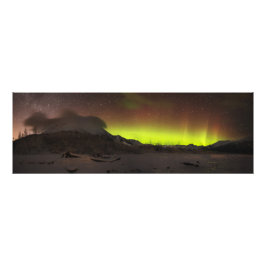 Shimmering Wall Aurora Fotodruck