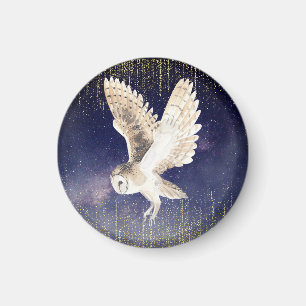 Shimmery Owl Magnet