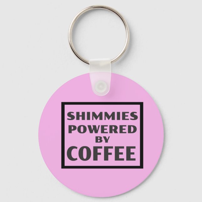 Shimmies Powered by COFFEE Schlüsselanhänger (Vorderseite)