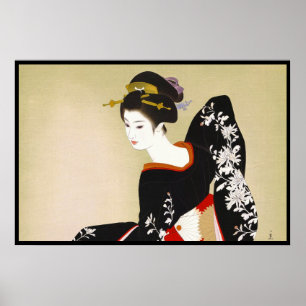 Shimura Tatsumi zwei Themen der japanischen Frauen Poster
