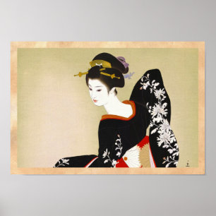 Shimura Tatsumi Zwei Themen japanische Frauen Poster
