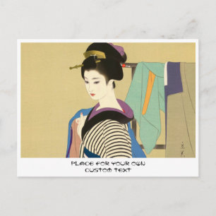 Shimura Tatsumi Zwei Themen japanischer Frauen Postkarte