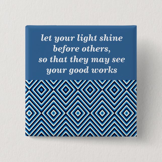 Shine, Blue_ Button (Vorderseite)