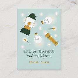 Shine Bright Class Valentine Card Begleitkarte
