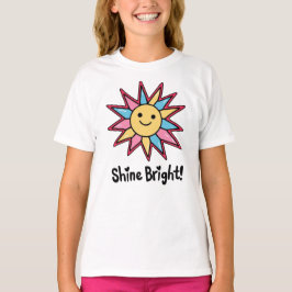 Shine Bright: Ein farbenprächtiges Sonnendesign T-Shirt