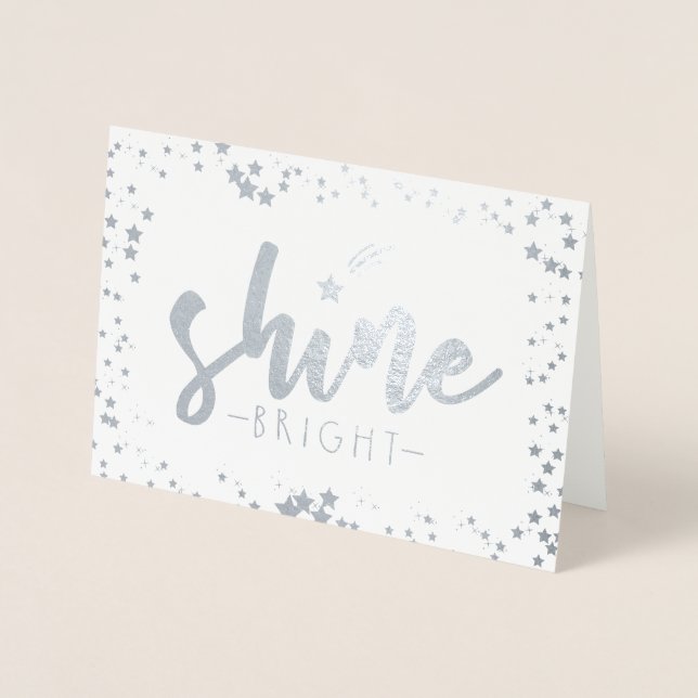 Shine Bright Folienkarte (Vorderseite)