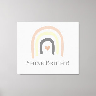 Shine Bright Gender-neutrale Wandkunst Leinwanddruck