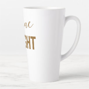 Shine Bright – Inspirierendes Leuchten Grafik T-Sh Milchtasse