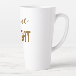 Shine Bright – Inspirierendes Leuchten Grafik T-Sh Milchtasse