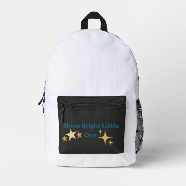 Shine Bright Little One Kinder Rucksack (Vorderseite)