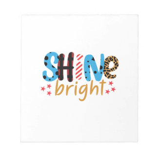  | Shine Bright Notizblock