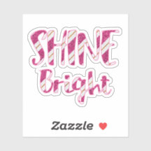 Shine Bright Pink Imitats Glitzer Strichen
