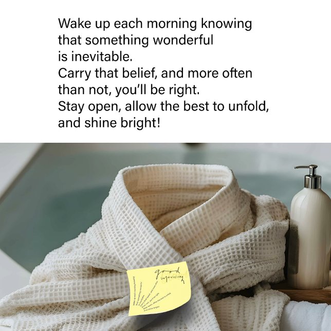 Shine Bright Post-it-Note Post-it Klebezettel (Thoughtful Good Morning Note)