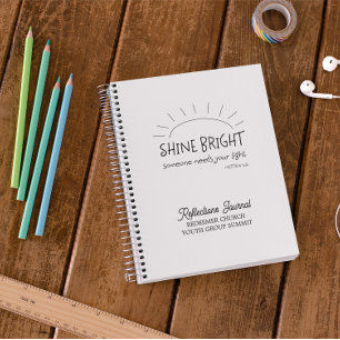 Shine Bright Reflections Journal Notizbuch