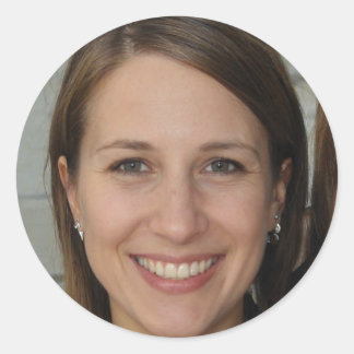 Shine Bright Runder Aufkleber