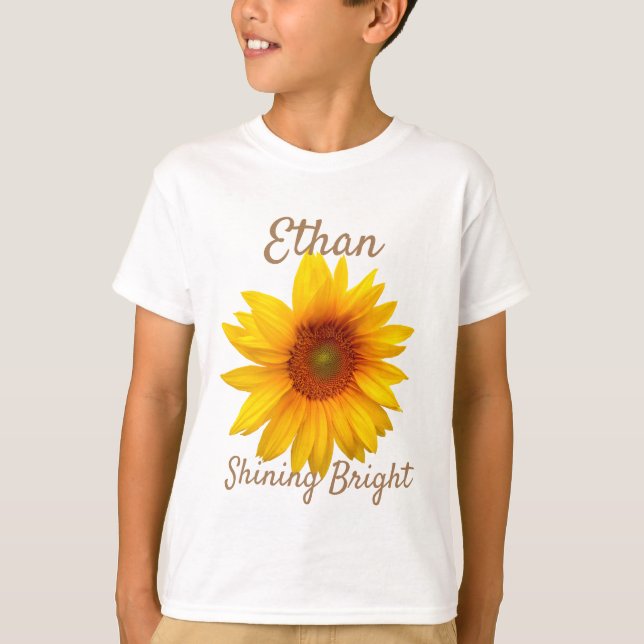 Shine Bright Sunflower T-Shirt (Vorderseite)