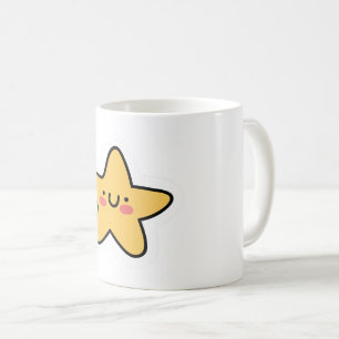 Shine Bright Tasse - Fun Star Sticker Design für K