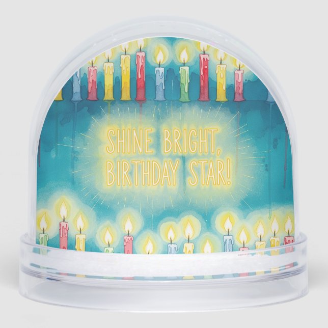 Shine Bright, von Natasha Us! Schneekugeln (Vorderseite)