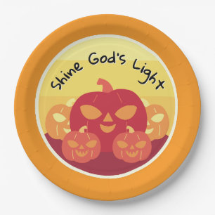 Shine God's Light Halloween Paper Teller