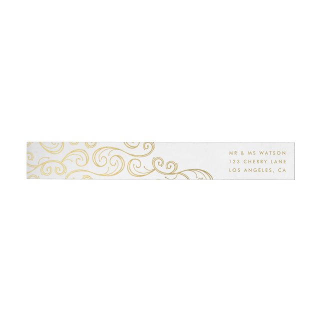 Shine Happy Holiday Letting Return Address Label (Person)
