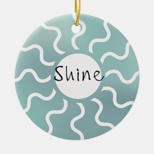 Shine Keramik Ornament (Vorne)