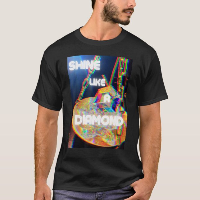 Shine like a Diamond Pattern T-Shirt (Vorderseite)