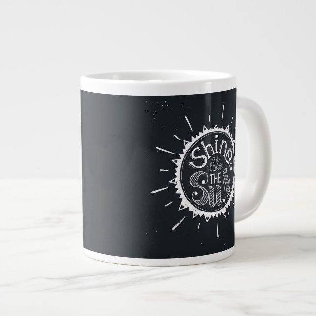 Shine like the Sun Jumbo-Tasse (Vorderseite Rechts)