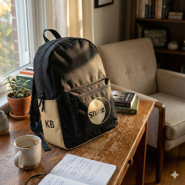 Shine Moon Backpack Bedruckter Rucksack