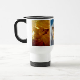 Shine On Me and Snow German Shepherds Travel Mug Reisebecher
