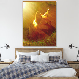 Shine on Me German Shepherd #1 Leinwanddruck
