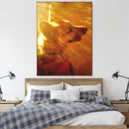 Shine on Me German Shepherd #2 Leinwanddruck