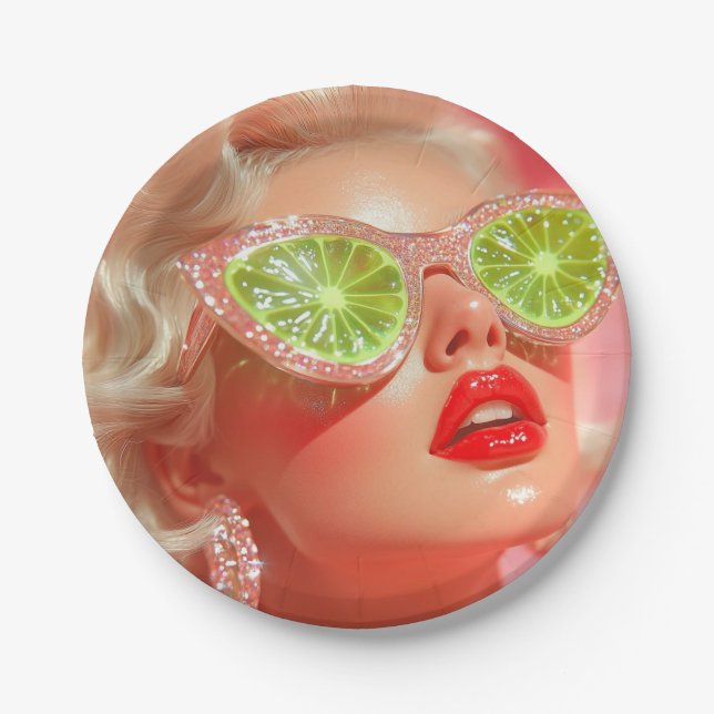 Shine Pappteller (Vorderseite)