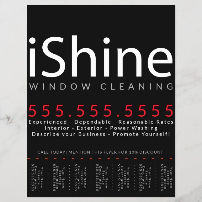 Shine. Reinigung des Powers Flyer (Vorne)