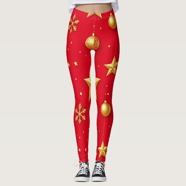 Shine, Starry Christmas Leggings (Vorderseite)