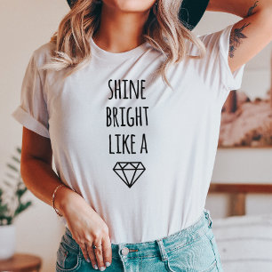 Shine strahlt wie ein Diamond-Raglan-T-Shirt T-Shirt