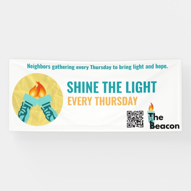 Shine the Light Banner (Horizontal)
