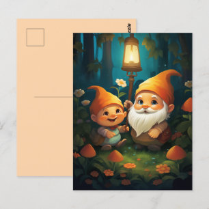 Shine your Light Little Gnome Postkarte