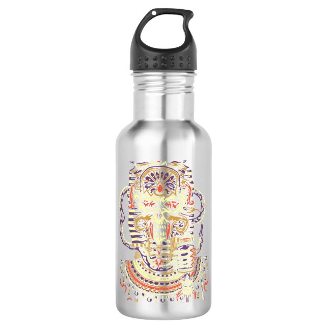 Shinedown Planet Null Skull Edelstahlflasche (Vorderseite)