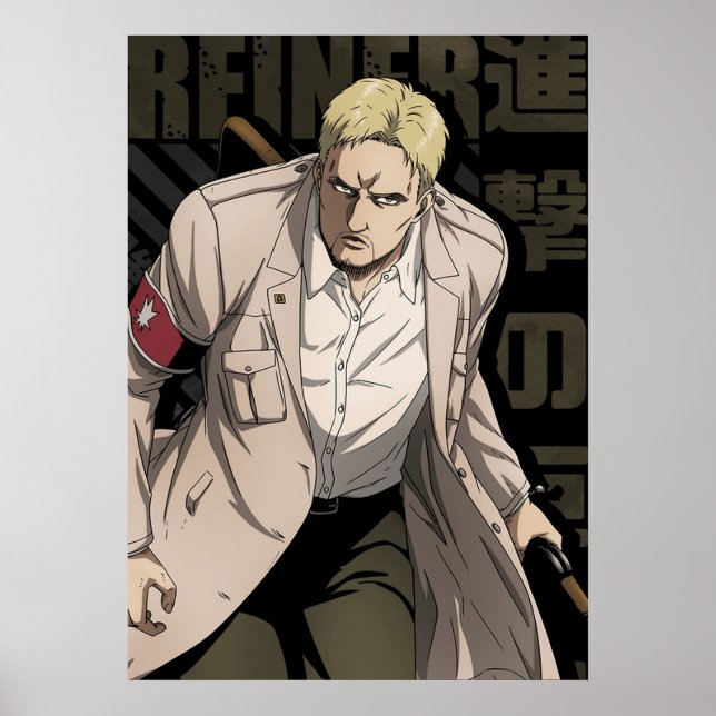 Shingeki no Kyojin Reiner Braun Poster (Vorne)
